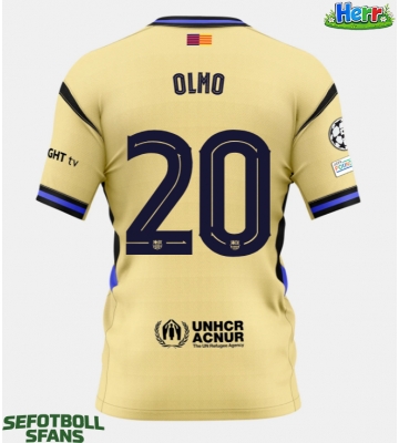 Barcelona Dani Olmo #20 Bortatröja 2025-26 Kortärmad